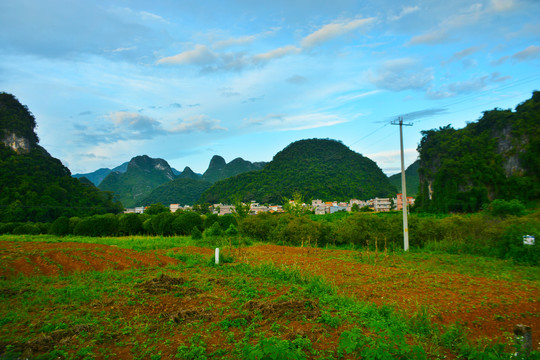 桂林田園風光