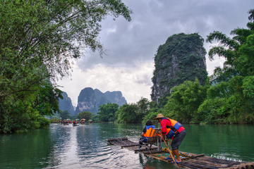 阳朔遇龙河