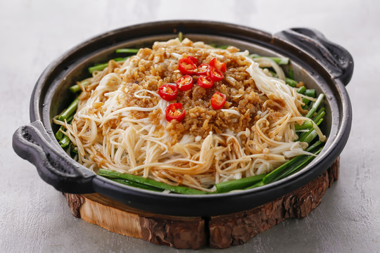 煎金針菇