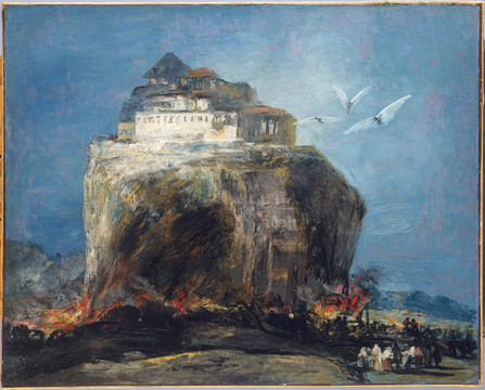 弗朗西斯科·戈雅攻击岩石上的城堡