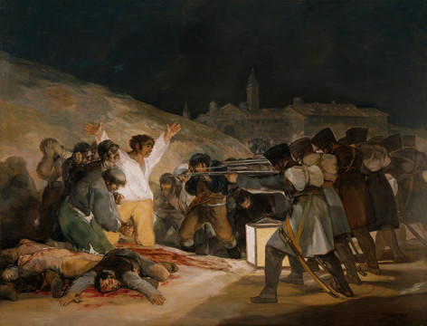 戈雅1808年5月3日夜枪杀起义者
