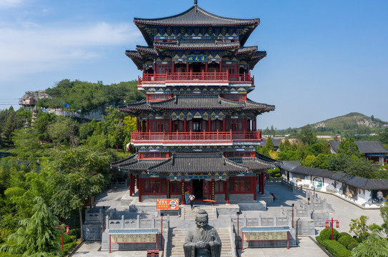 芒砀山风景区夫子山文圣园