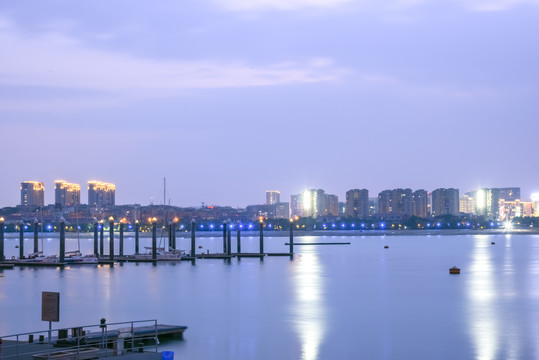 厦门五缘湾夜景