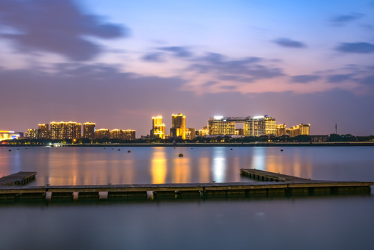 厦门五缘湾夜景