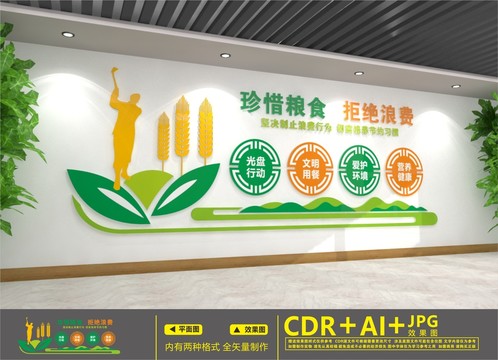 勤儉節(jié)約文化墻