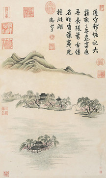 焦秉貞西湖圖