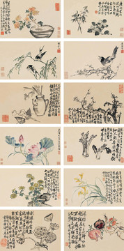 李鱓清韻冊