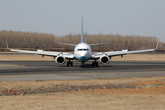 波音737飞机滑行