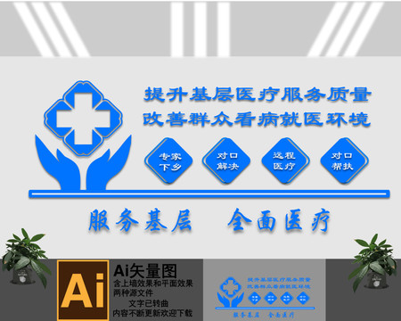 医疗保障文化墙