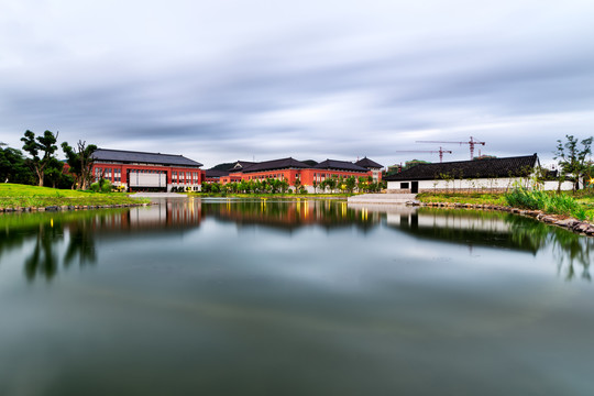 浙江大学舟山校区校园风景建筑