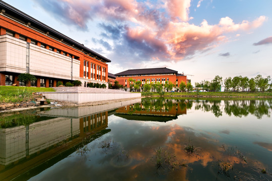 浙江大学舟山校区校园风景建筑