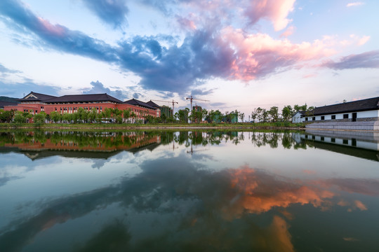 浙江大学舟山校区校园风景建筑