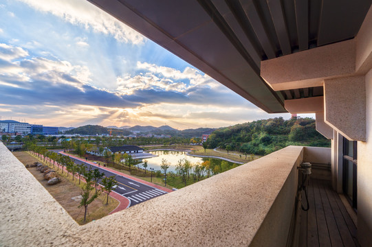 浙江大学舟山校区校园建筑风景