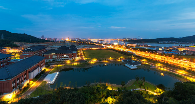 浙江大学舟山校区校园风景建筑