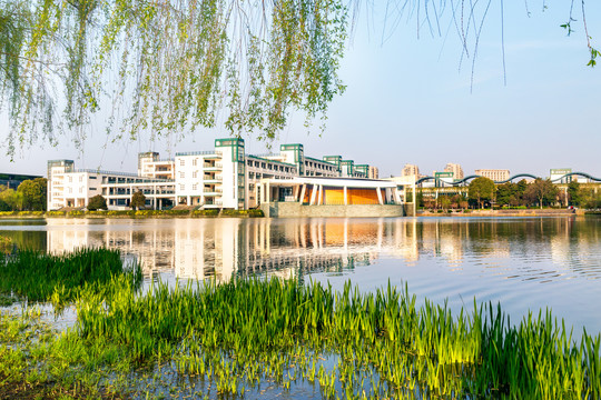 浙江大学紫金港校区校园风景建筑