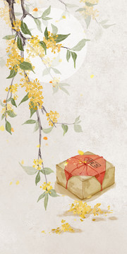 手繪桂花