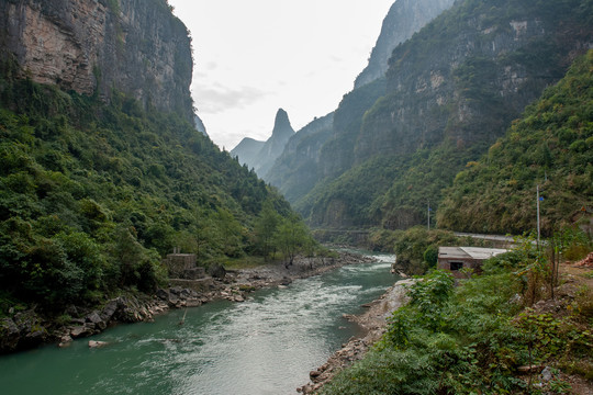 奉节九盘河绿水青山