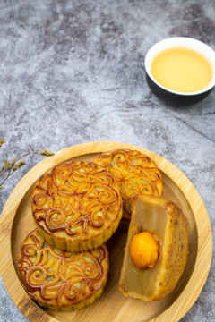 八月十五中秋佳节月饼美食