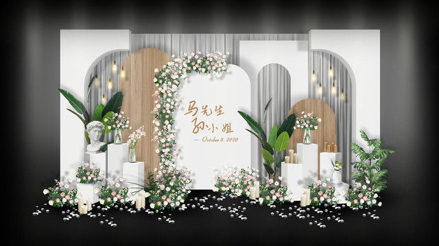 白色系迎賓區(qū)
