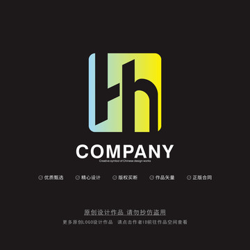 Hh字母标志