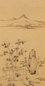 董其昌仿宋元人縮本畫