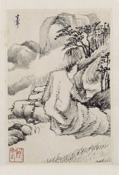 董其昌中國(guó)古代山水畫(huà)