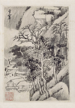 董其昌中國(guó)古代山水畫