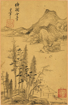 董其昌山水画