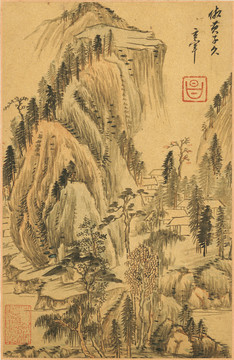 董其昌山水画