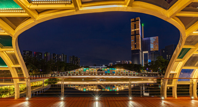 蕉门夜景