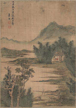 蓝瑛山水画