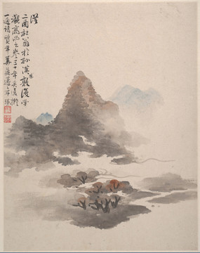 蓝瑛山水画