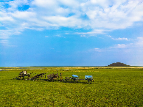 草原米勒杆湿地