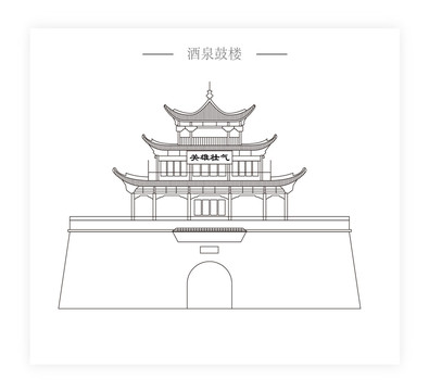 酒泉鼓樓