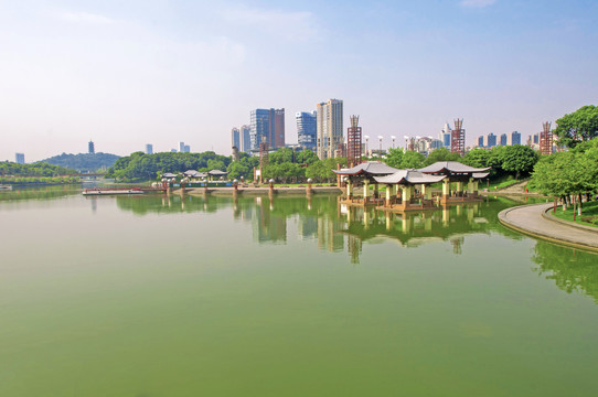 佛山千灯湖湖景