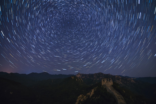 长城星空