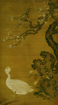 呂紀(jì)獅頭鵝圖