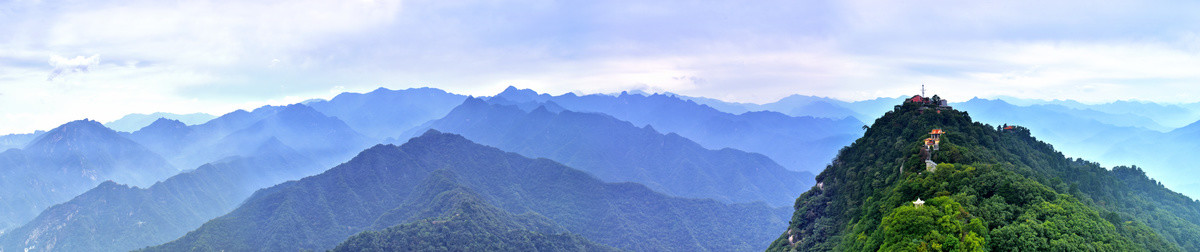 秦岭秋色