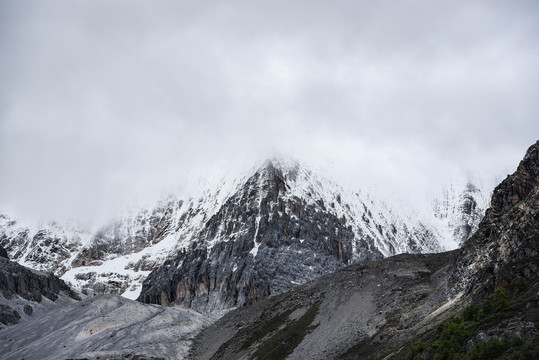 稻城亚丁1雪山1草地1旅游