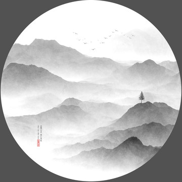 新中式水墨抽象畫