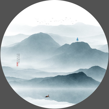 新中式水墨畫