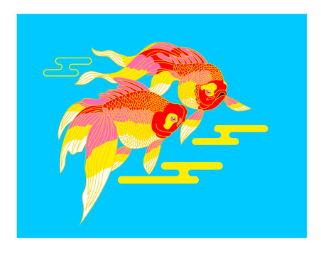 金魚插畫
