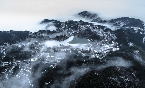 水墨九宫山