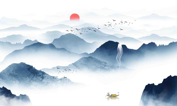 水墨山水畫(huà)