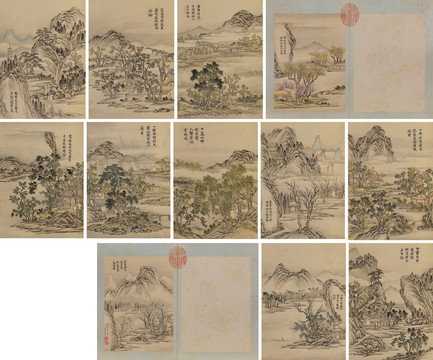 蔣溥東坡詩(shī)意圖