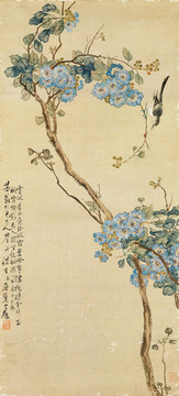 居巢枝頭小鳥