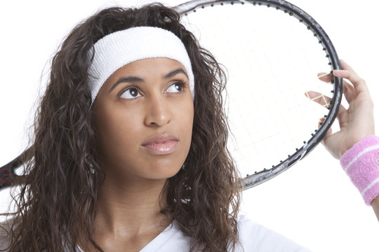 网球运动员的肖像