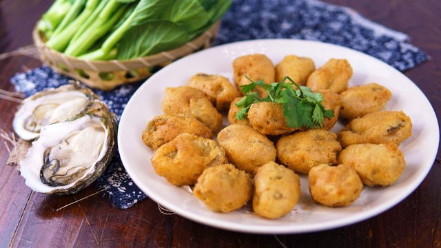 中式餐饮小食炸生蚝