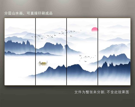 中國(guó)風(fēng)水墨畫(huà)