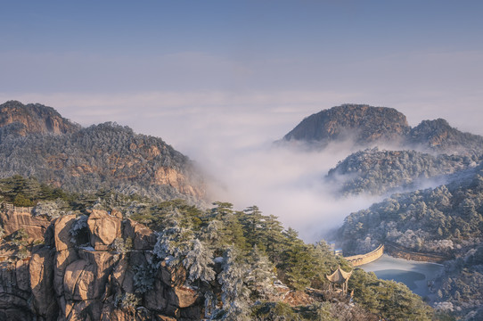 中国安徽省黄山市黄山风景区云海